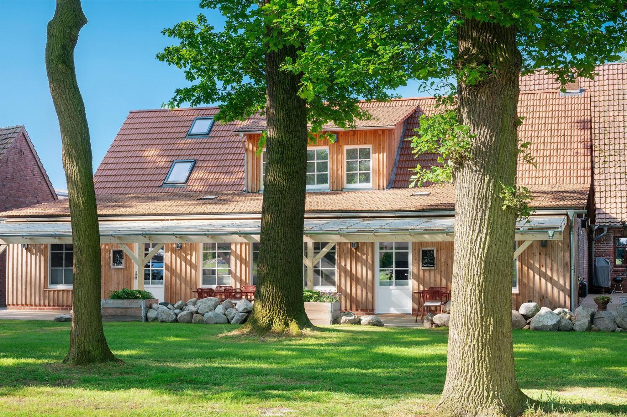Eichengefluester Waldhuette Wagenfeld Bagian luar foto